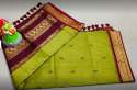 Festive Wear Mehendi Green Saree from Vidisha