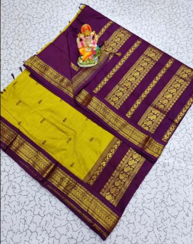 Magenta and Mustard Combo Designer saree by Supriya Trends