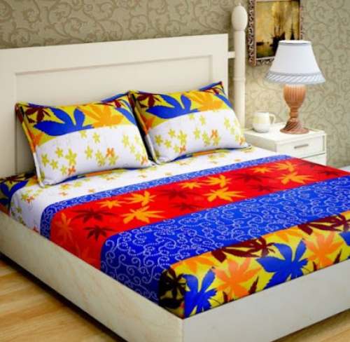 New Printed Double Bedsheet At Wholesale by Sri Alagumalayan Sarees and Readymades