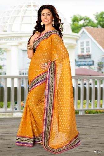 border designer fancy silk saree