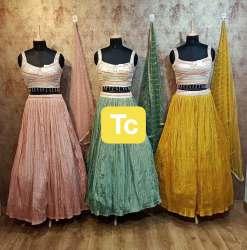 Festive Wear Creeze Lehenga Choli