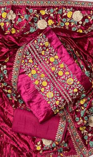 Satin silk Dress Material by THE CHOICE BY aroras