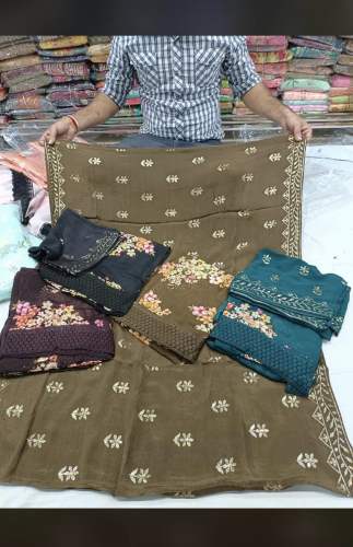 Latest Embroidered Dress Material in Malerkotla