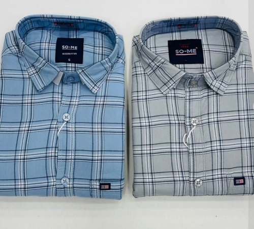 New Arrival Chex Printed Mens Shirt by Palani Fashion