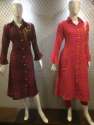 long-sleeve-red-chex-kurti-for-ladies