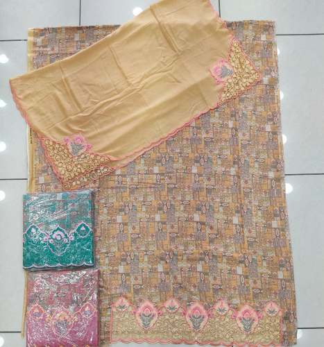 Beautiful Unstitched Dress Material With Dupatta