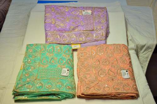 Banarasi Embroidered Saree by Sree Gururaaja Textiles