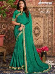 Laxmipati Raas Rang Green Printed Saree