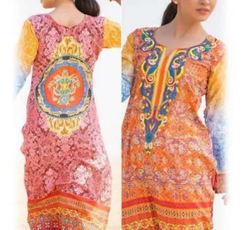 Ladies Cotton Printed Kurti by Gee Kay Exports