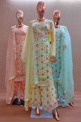 Chinon Embroidered Designer Suit 