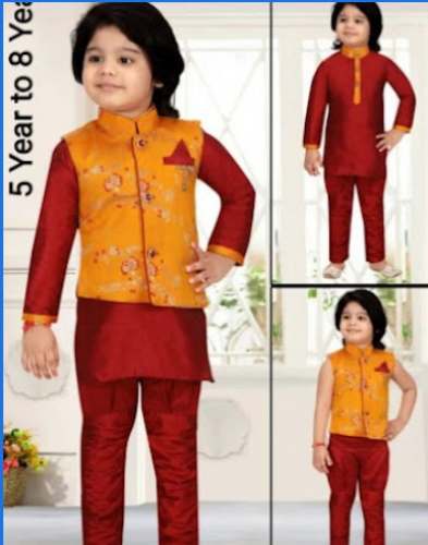 Fancy Kids Boys Kurta With Jacket