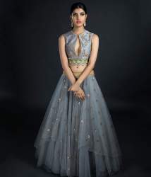 net designer lehenga choli
