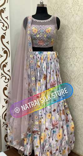 Beautiful Printed Lehenga Choli in Batala by Natraj silk store