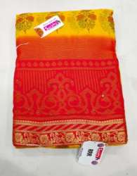 Cotton Floral Print Saree