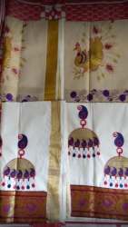 New Collection White Printed Saree For Women
