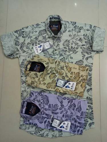 Stylish Color Printed Mens Shirt  by Roop Bherav Enterprises