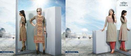 fancy printed kurti