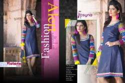 Full sleeve printed kurti