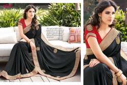 Party wear border saree