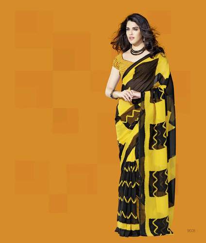 Synthetic designer saree