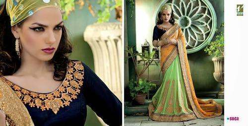 trendy lehenga saree