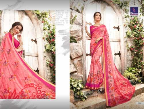 New Arrival Printed Catalog Saree