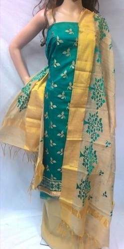 Chanderi silk salwar kameez by Riaa Collection