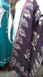 designer batik pure silk material