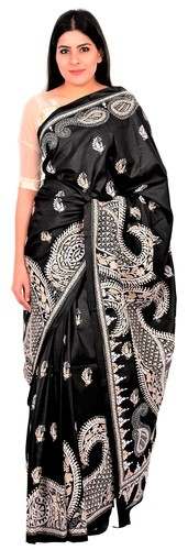 wedding wear kantha saree by Riaa Collection