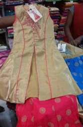 New Collection Kids Cream Pink Indo Western