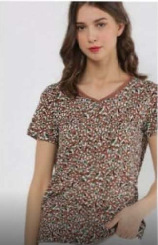 New Collection Cheetah Printed Ladies Top