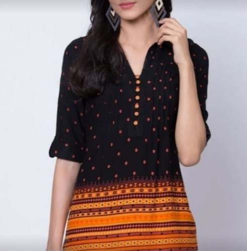 New Shaded Casual Kurti For Women by Yazhi Family Clothing Store