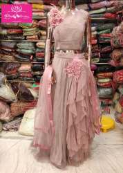 Buy Fancy Crop Top Lehenga Choli For Women