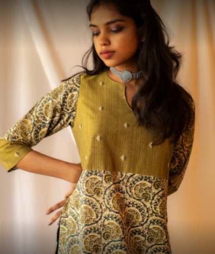 New Collection Mehendi Kurti For Women