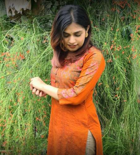 New Collection Orange Straight Kurti For Women