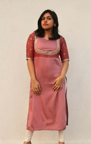 New Plain Formal Kurti At Wholesale by Sakyaa