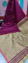 Elegant Cotton Silk Pom pom saree thumb 1