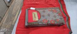 Light Work Red and Grey Embroidered Salwar Suit