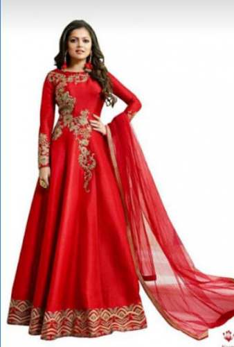 Designer Red Wedding Wear Anarkali Suit  by Aarohi Creation