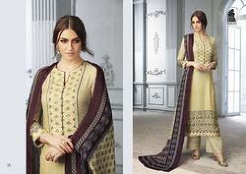 Embroidery digi print kurti by Ved Brothers Fabrics Textiles Pvt Ltd