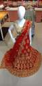 Red Bridal Embroidered Lehenga in Khardaha