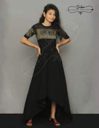 New Collection Black Western Gown 