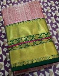 Bridal Wear Pink Pure Silk Saree