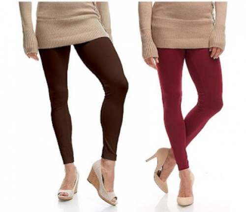 New Plain Lycra Leggings At Wholesale Price by Ajba Womens Wear