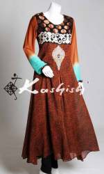 Fancy Long Anarkali Printed Kurti 