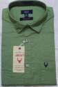 Formal wear Mens Plain Mehandi Green Shirt 