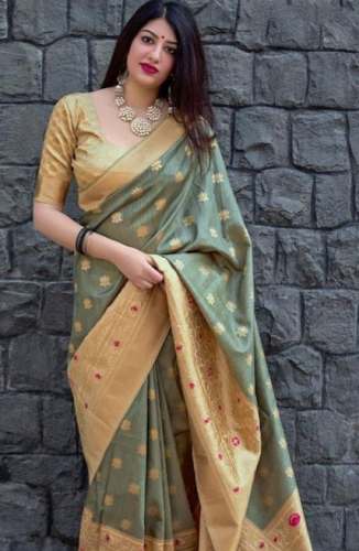 New Banarasi Silk Saree For Ladies by Jay Textile