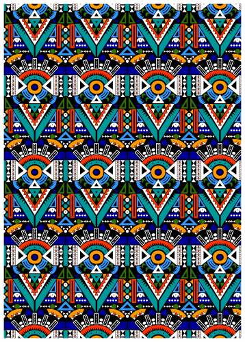 Antique Wax Batik fabrics by Harikrushna Export Textile Industry
