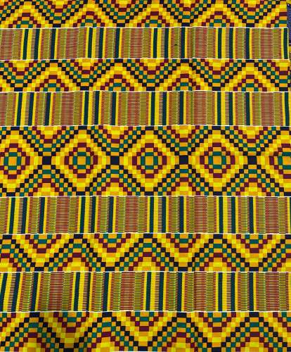 Kente fabrics by Harikrushna Export Textile Industry