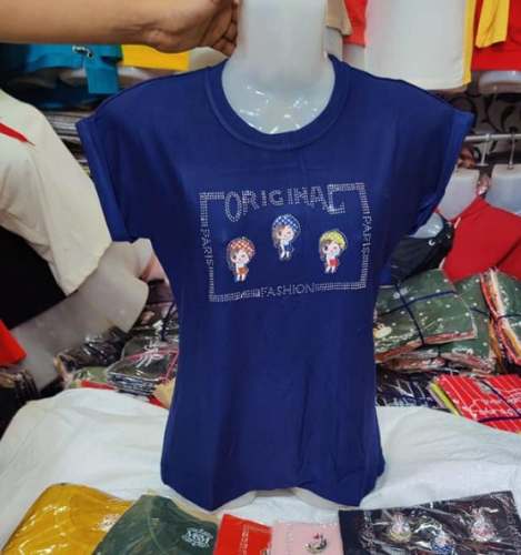 Casual Daily Wear Ladies T Shirt At Wholesale Rate